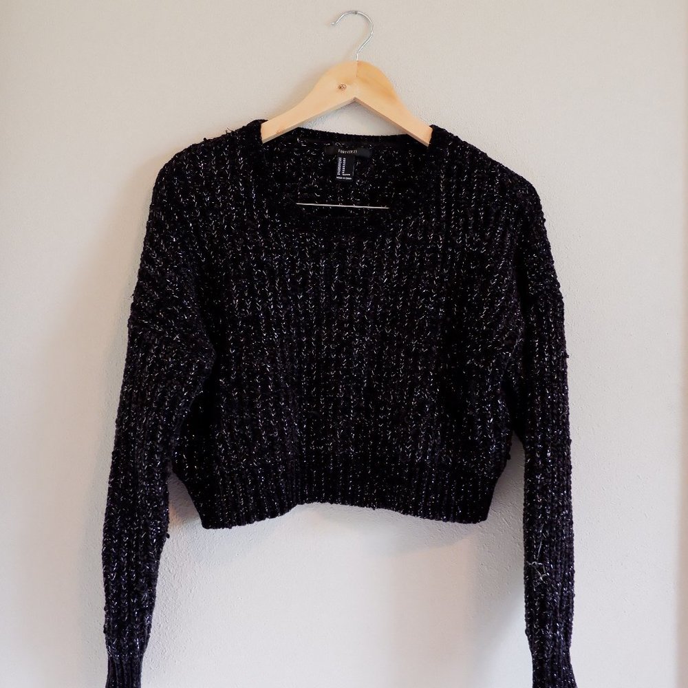 Forever 21 sparkly and glittery sweater